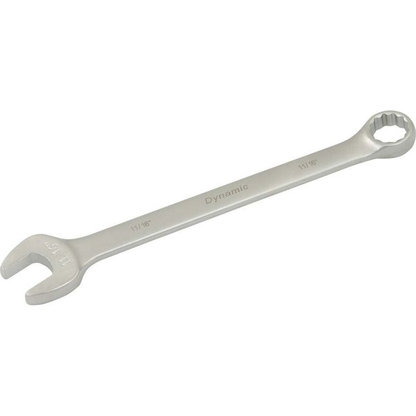 Dynamic Tools 11/16" 12 Point Combination Wrench, Contractor Series, Satin D074322